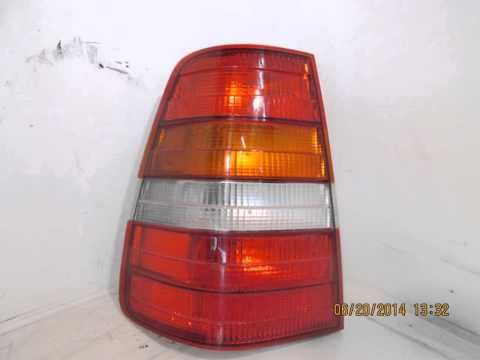 1988 Mercedes 300TE Tail Light / Rear Lamp NIQ WALK IN SMALL CRAK - mbiparts.com Used OEM Mer... OEM