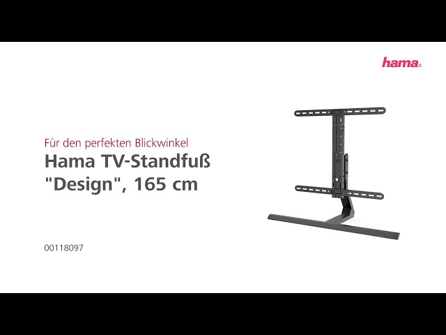 Video Teaser für Hama TV-Standfuß "Design"