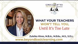 What Teachers Wont Tell You.. Until It's Too Late!