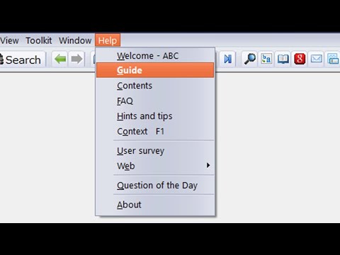 Help→Guide Option in Supermemo