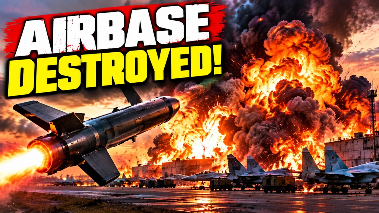 MASSIVE EXPLOSIONS ROCK RUSSIAN AIRBASE! UKRAINE'S FLAMINGO MISSILES STRIKE AGAIN! || 2026