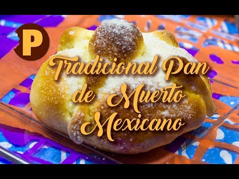 Tradicional Pan de Muerto Mexicano