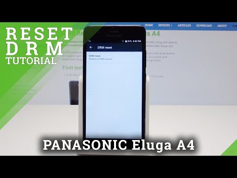 Reset DRM PANASONIC Eluga A4 - How to Clear Media Licences
