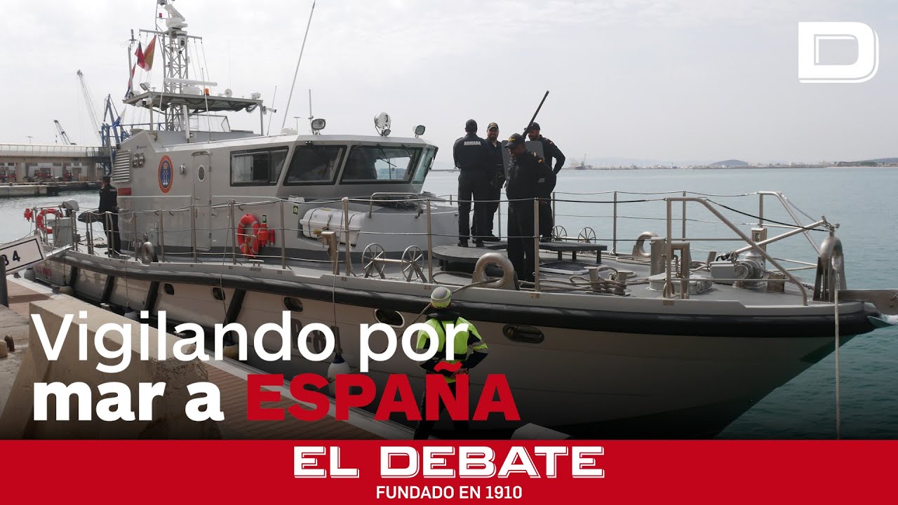 El veloz patrullero de la Armada que custodia las costas al norte de África