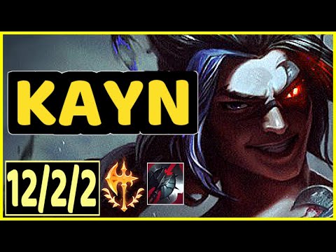 KAYN VS JAYCE - 12/2/2 KDA JUNGLE GAMEPLAY