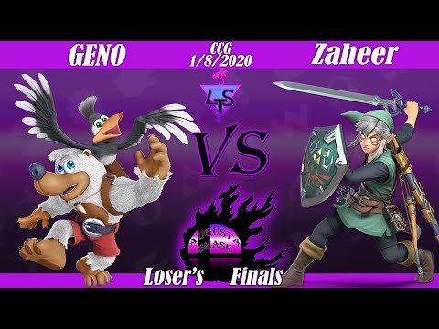 CCG Smash Ultimate 1/8/2020 Loser's Finals - Zaheer (Link) vs GENO (Banjo and Kazooie)