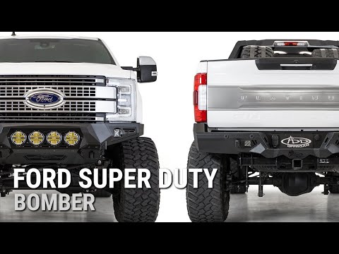 Ford Super Duty Bomber Front & Rear Bumpers