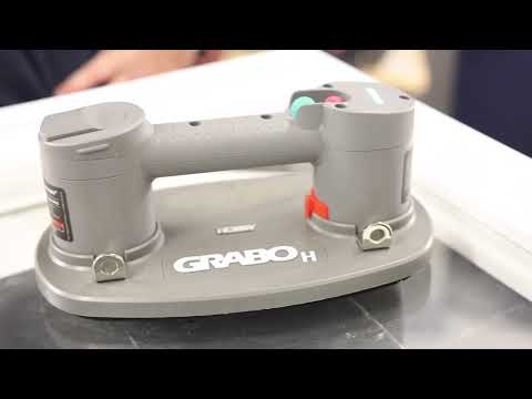 Grabo Hv2: Powerful Effortless Suction Cup Lifter For Tiles, Glass, Marble, Granite - 75kg Capacity.