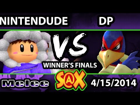 S@X Weekly - Nintendude (Ice Climbers) Vs. DP (Falco) SSBM Winners Finals - Smash Melee