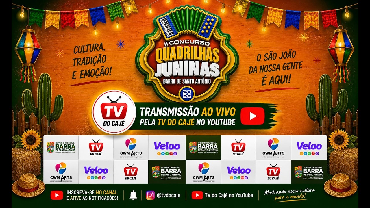 6º Dia - II Concurso de Quadrilhas Juninas de Barra de Santo Antônio - 26.06.2026