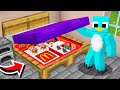 I Built a SECRET MCDONALDS in My House in Minecraft
