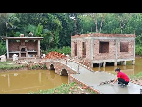 Talented Woman Builds an Amazing FARM HOUSE Under a MUDDY POND in 360 Days./ by @LýPhúcNhi