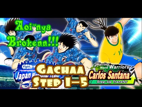 [GACHA] Step 1-5 Banner Japan Part 2 🔥🔥 Aoi-nya Brokenn Ni Boyy !!!! - Captain Tsubasa Dream Team