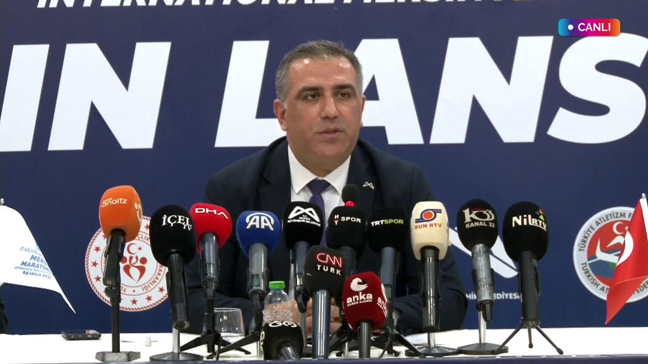 7. Uluslararası Mersin Maratonu Basın Lansmanı | #Canlı