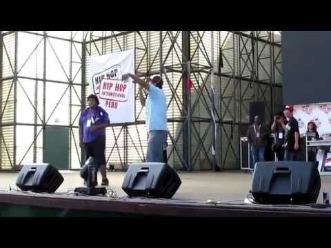 Fox vs Lucho Huáscar - Hip Hop International Perú 2014 - Parque de la Exposición