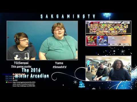 Winter 2016 Smash 4 Arcadian Winners Top 24 - PoW!|Wulfn (Fox) vs Coco (Mario)