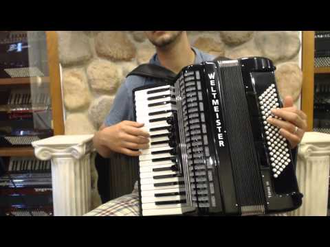 NEW White Weltmeister Topas III Piano Accordion LMM 37 96 image 16