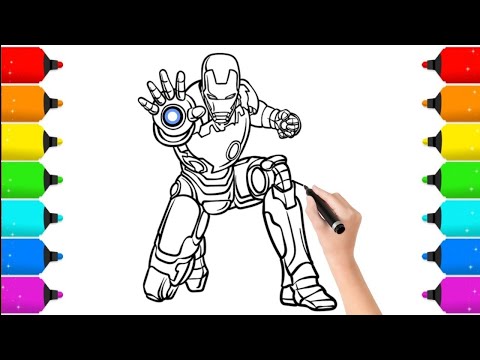 iron Man coloring pages | super heroes coloring pages