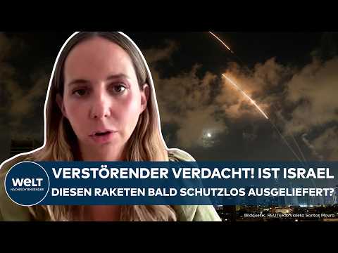 NAHOST: Verstörender Verdacht erschüttert Israel! Geht gegen den Iran die Munition aus?