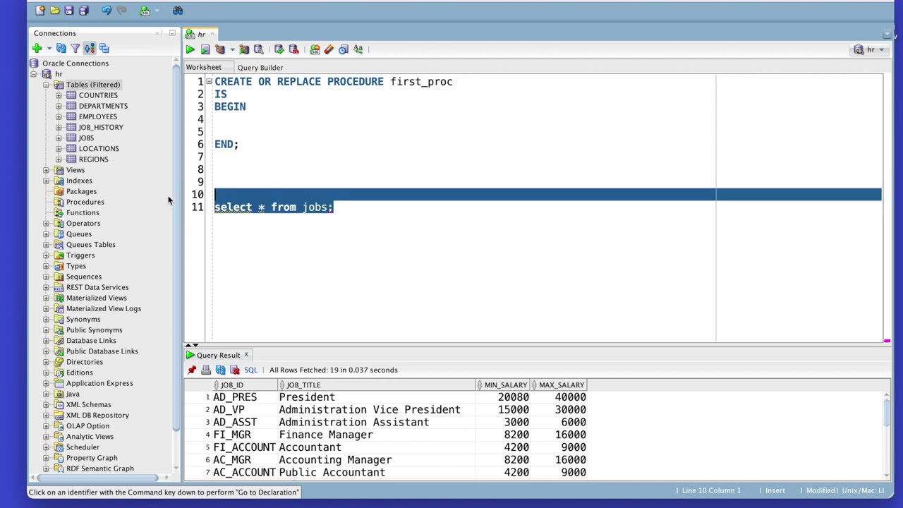 Learn PLSQL Programming with SQL*Developer and Oracle23 - Tutorial One