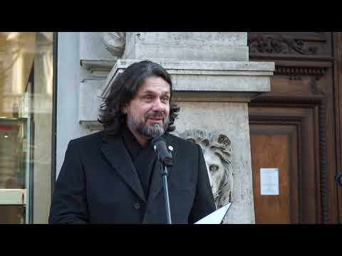 Botlatókő elhelyezése Brüll Alfréd emlékére