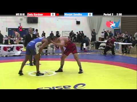 96 KG QF - Cody Gardner (HMC) vs. Manjot Sandhu (CAN)