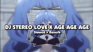 Download lagu DJ STEREO LOVE X AGE AGE AGE (Slowed   Reverb) 🎧 mp3