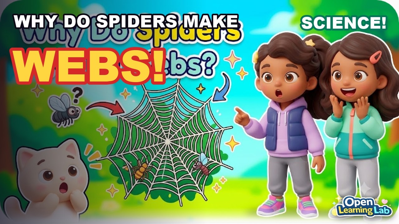 Why Do Spiders Make Webs? | Science for Kids
