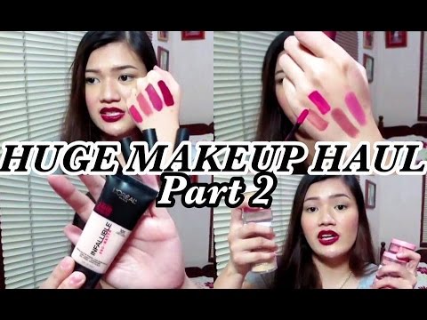 HUGE MAKEUP HAUL! Part 2: K Cosmetics PH, Makeup Revolution, LeBlancsBeautyPH ♡ | makeupbykarlamisa