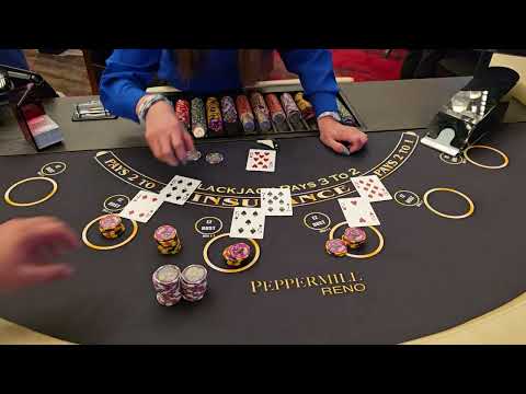 $50,000 Buy In On High Limit Black Jack Table