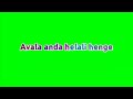 Manasagange Mansagange Kannada Lirical Green Screen Video Status