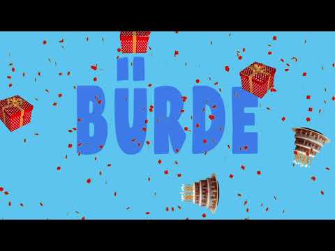 İyi ki doğdun BÜRDE - İsme Özel Ankara Havası Doğum Günü Şarkısı (FULL VERSİYON) (REKLAMSIZ)