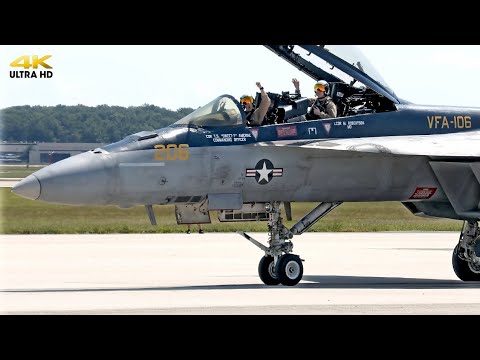 🇺🇲 IMPRESSIVE F-18F Super Hornet '2025 Rhino Demoteam' display | Andrews AFB, MD