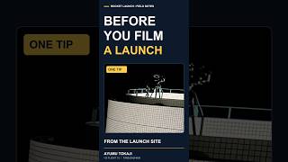 One Tip Before Filming a Rocket Launch | H3 Flight 10 #Shorts