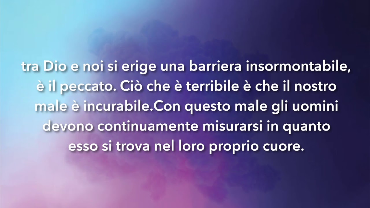 Meditazione Calendario"Parole di Vita" del 20 novembre 2019