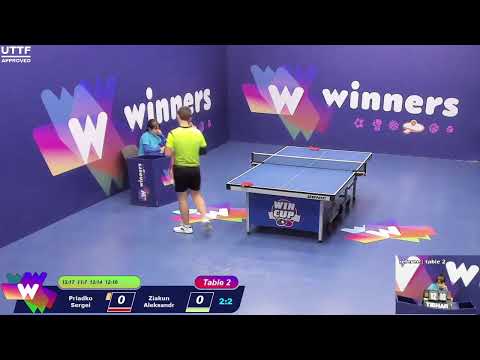 WINners CUP table 2  12.01  Priadko Sergei - Ziakun Aleksandr  20:00