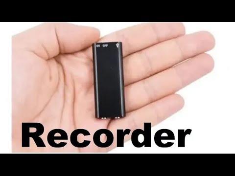 Tiniest voice audio mp3 sound recorder instructions - see comment link for audio sample Windows only