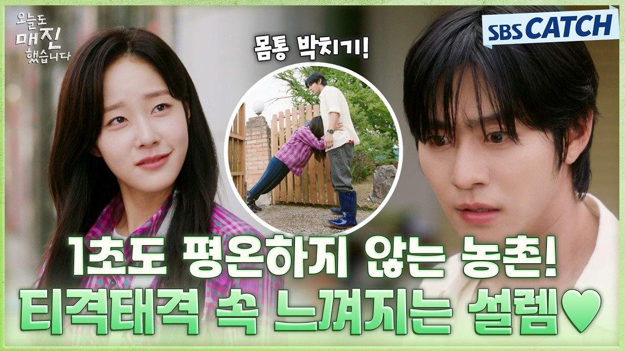 1초도 평온하지 않는 농촌! 안효섭X채원빈, 티격태격 속 느껴지는 설렘💘 #오늘도매진했습니다 #SBSCatch