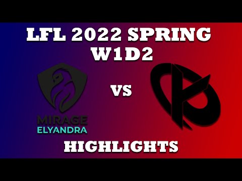 ME vs KC Highlights - LFL Week 1 Day 2 - Mirage Elyandra vs Karmine Corp [ENG Casters]