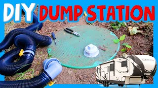 DIY RV DUMP STATION 💩How to dump your RV tanks into your home Septic System