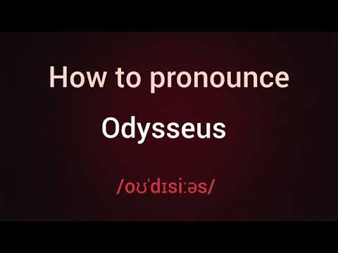 Odysseus [How to pronounce]