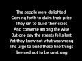 Rush-Hemispheres (Lyrics) Part I