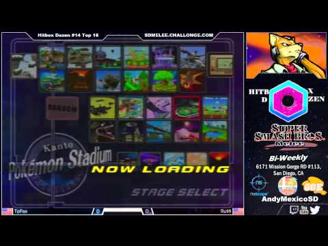 Hitbox Dozen #14 Singles Top 16: TpFox vs Ru$$