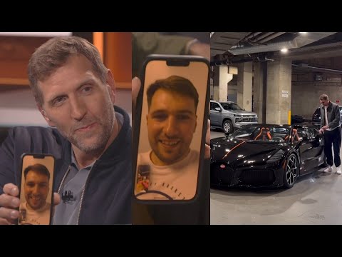 Luka Doncic FaceTimes Dirk Nowitzki to talk pulling up to game in Bugatti vs Mavs 😂