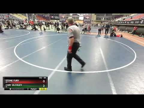 59 Lbs Cons. Round 2 - Cory Buckley, IN Vs Stone Fury, KS 265a