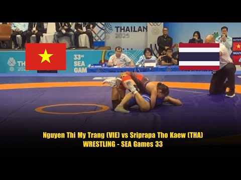 Wrestling Women’s Freestyle 57kg: Nguyen Thi My Trang (VIE) vs Sriprapa Tho Kaew (THA)  SEA Games 33