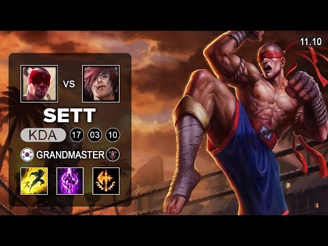T1 Canna Lee Sin Top vs Sett - KR Challenger Patch 11.10