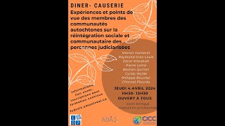 (Traduction - EN) Expériences et points de vue des membres des communautés autochtones