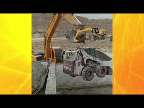 Extreme Dangerous Excavator Heavy Equipment Operator Skill Amazing Modern Construction Machinery