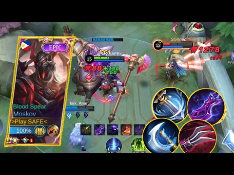 TOP GLOBAL MOSKOV BEST COMBO ITEM BUILD NEW META - BUILD TOP GLOBAL MOSKOV ~ MLBB